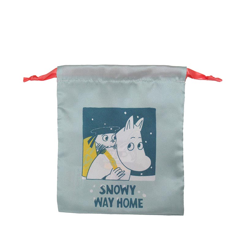 MOOMIN リボン巾着/雪